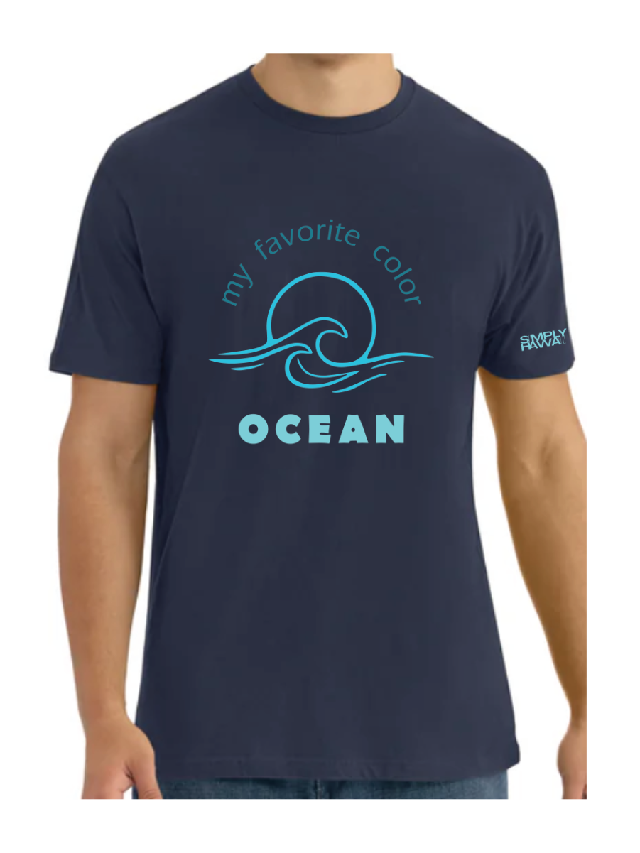 13 - My Favorite Color Ocean Tee Teal on NV