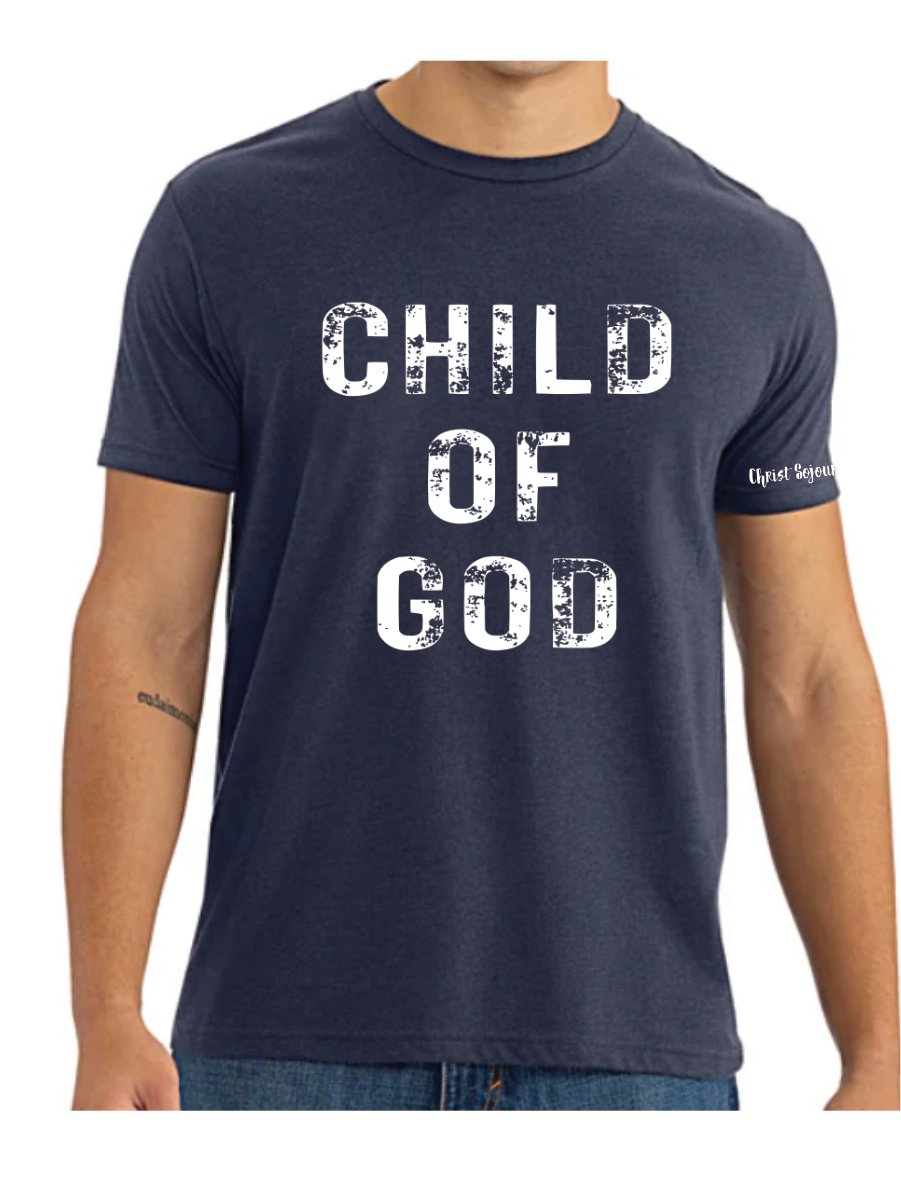 19 - Distressed Child of God Tee