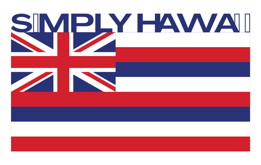 Simply Hawaii HI Flag Sticker